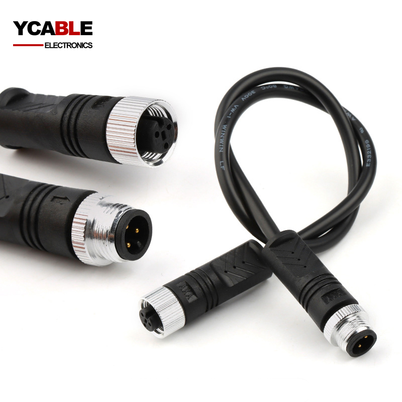 M12 Connector Waterproof Cable Assembly