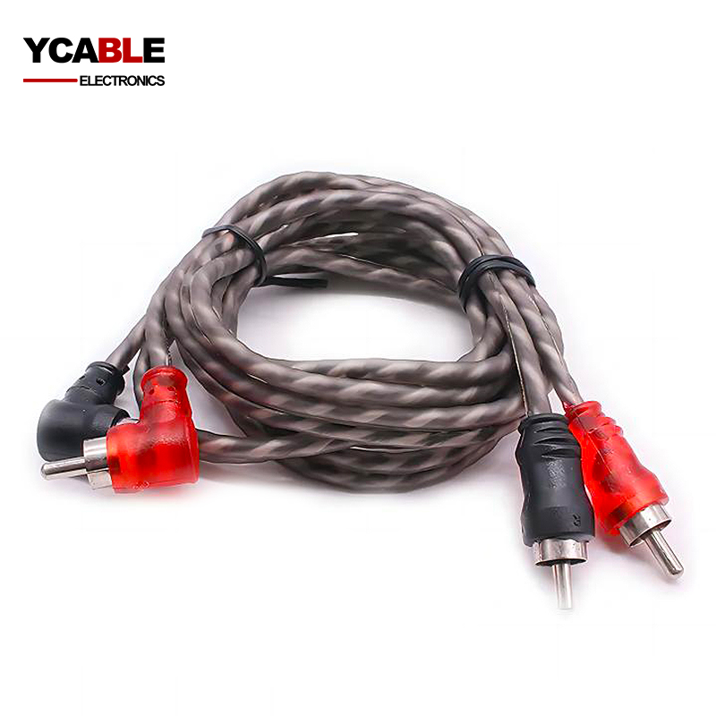 L-shaped RCA Audio Cable