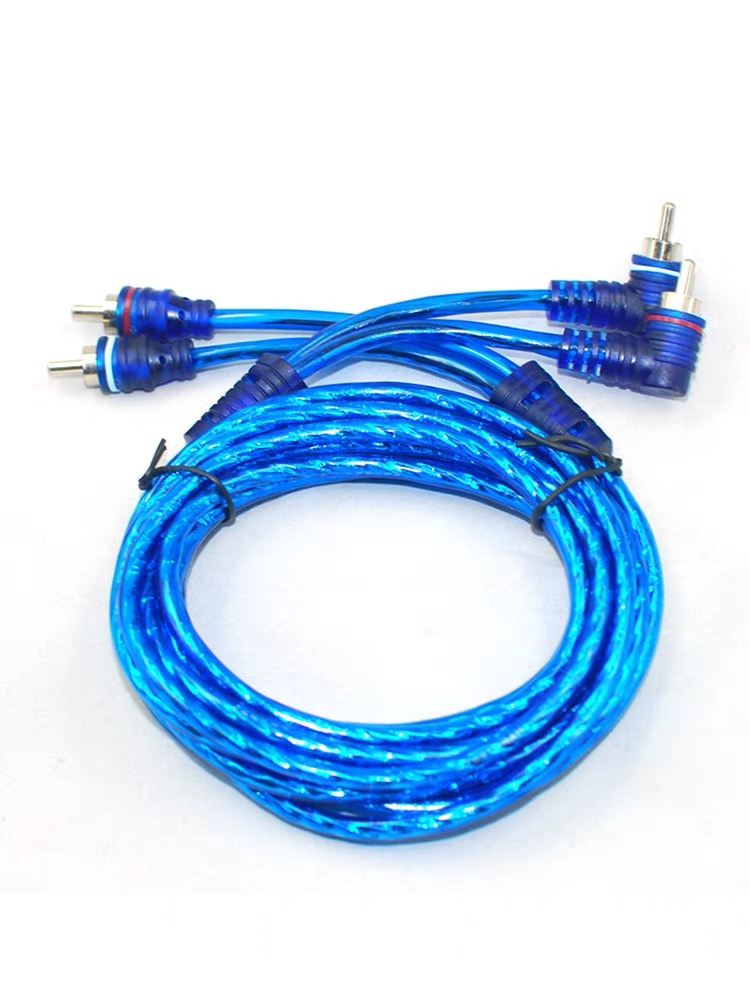 L-shaped RCA cable